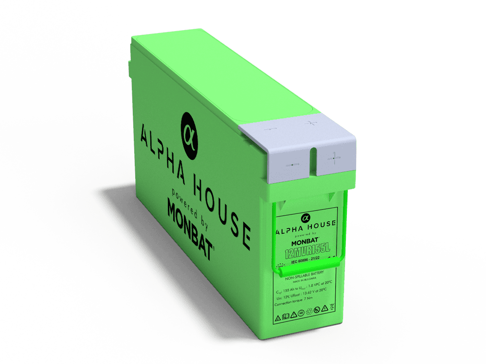 12MVR155L Alpha House powered by MONBAT